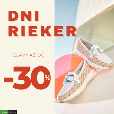 Dni Rieker v Obuvi Soňa - Zľavy až do -30%