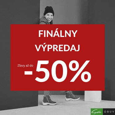 Finálny výpredaj: Zľavy až do -50%