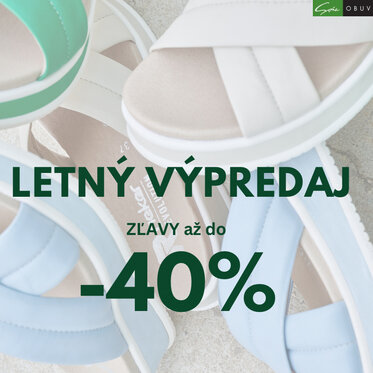 Júlový letný výpredaj: Zľavy až do -40%