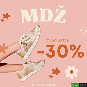 MDŽ v obuvi Soňa so zľavami až do -30%