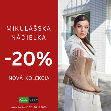 Mikulášska Nádielka: Objavte Exkluzívne zľavy -20% na Novinky