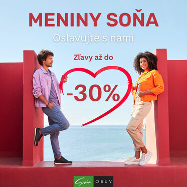 Oslávte meniny Soňa s neodolateľnou zľavou až do -30%