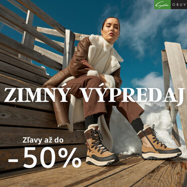 Zimný výpredaj: Zľavy až do -50%