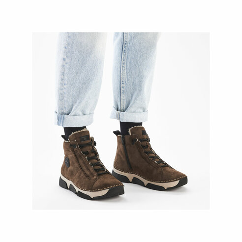 Členková obuv Rieker 45912-25 hnedá
