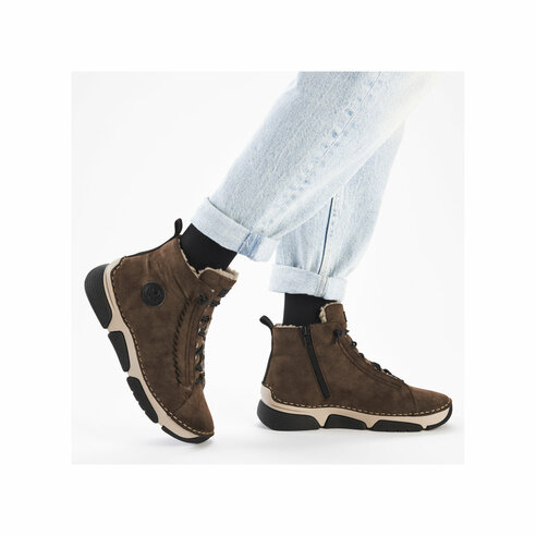 Členková obuv Rieker 45912-25 hnedá