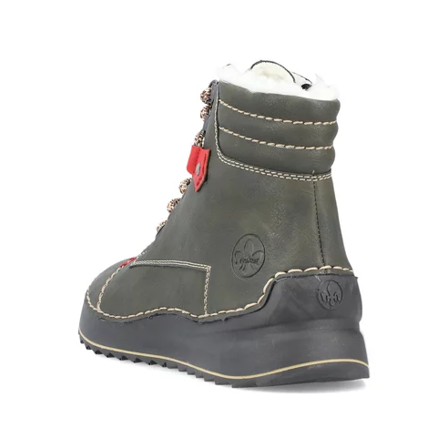 Členková obuv Rieker 51545-54 zelená