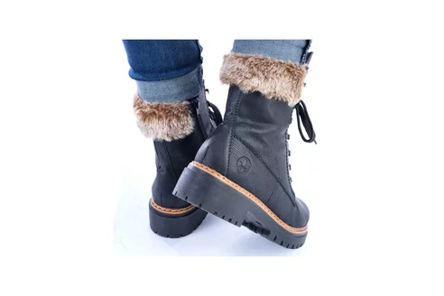 Členková obuv Rieker 72630-00 čierna
