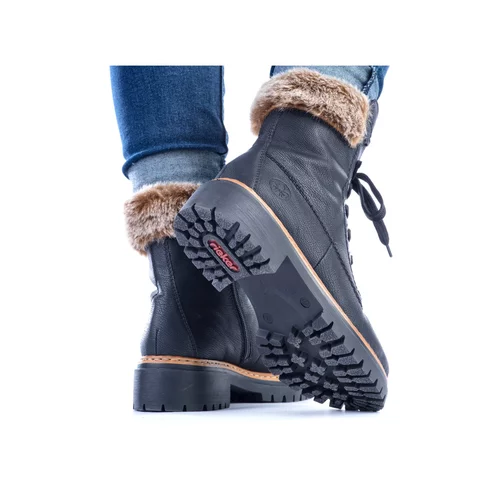 Členková obuv Rieker 72630-00 čierna