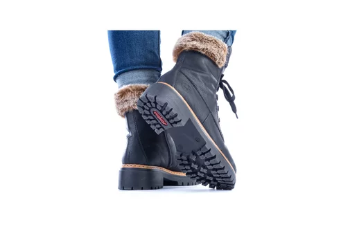 Členková obuv Rieker 72630-00 čierna