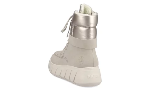 Členková obuv Rieker Y3503-62 biela káva