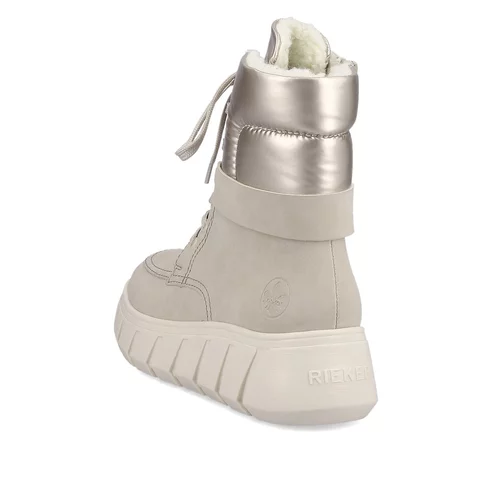 Členková obuv Rieker Y3503-62 biela káva