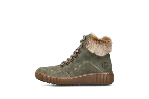 Členková obuv Rieker Z6636-54 zelená
