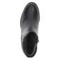 Členkové čižmy Caprice čierne
