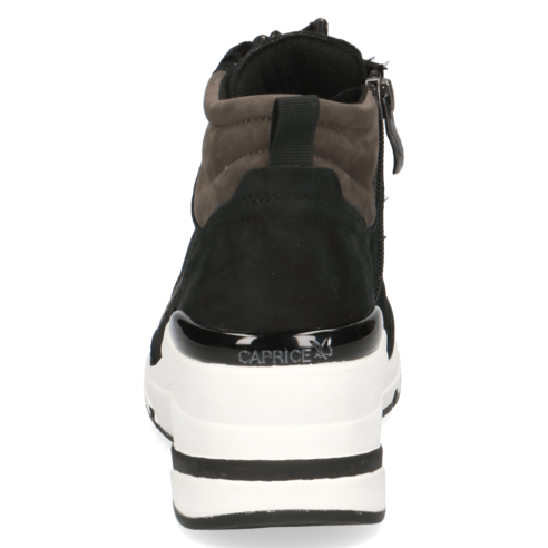 Členkové topánky Caprice čierne