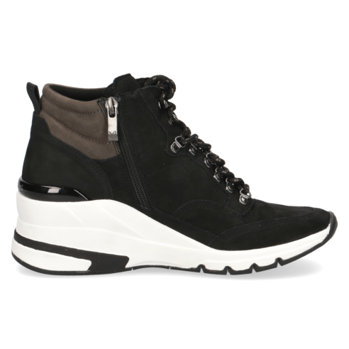 Členkové topánky Caprice čierne
