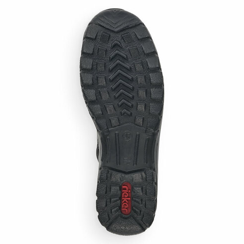 Členkové zimné topánky Rieker L7142-00 čierna