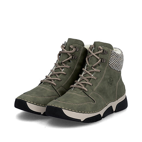 Dámska členková obuv Rieker 45955-54 zelená