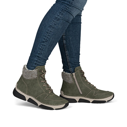 Dámska členková obuv Rieker 45955-54 zelená