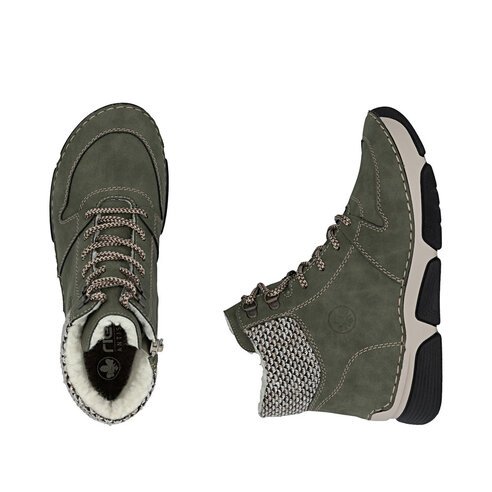 Dámska členková obuv Rieker 45955-54 zelená