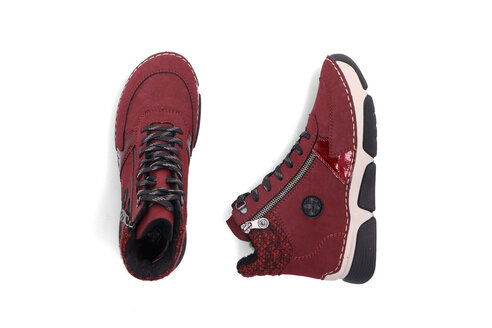 Dámska členková obuv Rieker 45960-35 bordová