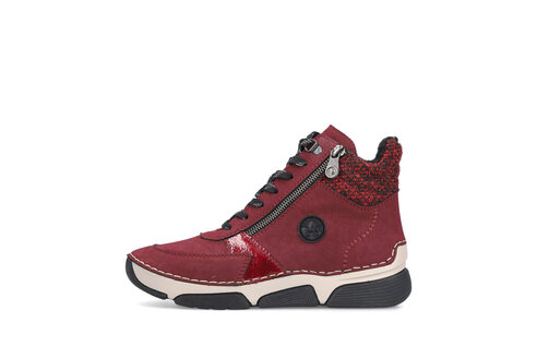 Dámska členková obuv Rieker 45960-35 bordová