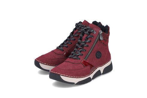 Dámska členková obuv Rieker 45960-35 bordová