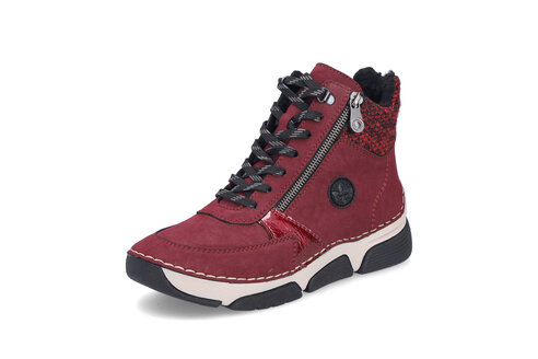 Dámska členková obuv Rieker 45960-35 bordová