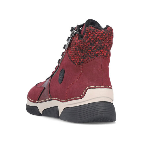 Dámska členková obuv Rieker 45960-35 bordová