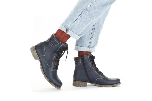 Dámska členková obuv Rieker 70811-14 modrá
