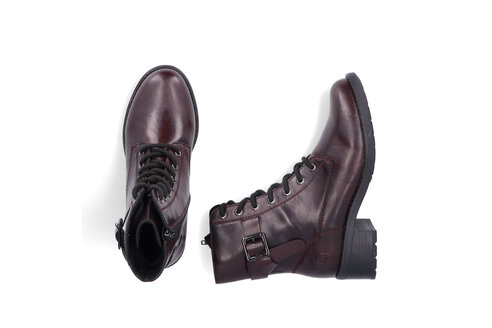 Dámska členková obuv Rieker 75431-35 bordová