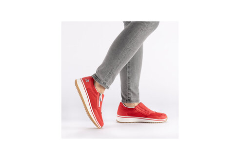 Dámska členková obuv Rieker L5854-33 červená