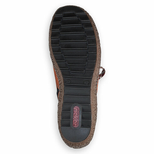 Dámska členková obuv Rieker L7516-24 bordová