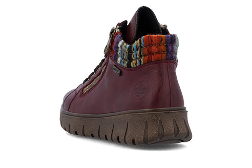 Dámska členková obuv Rieker N1305-35 bordová