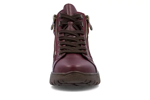 Dámska členková obuv Rieker N1305-35 bordová