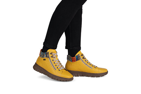 Dámska členková obuv Rieker N1305-68 žltá