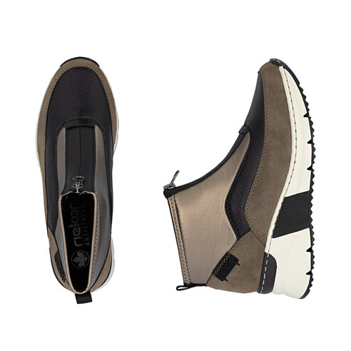 Dámska členková obuv Rieker N6352-25 hnedá