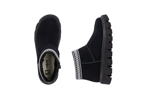 Dámska členková obuv Rieker - Revolution W2074-00 čierna