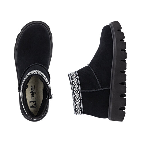 Dámska členková obuv Rieker - Revolution W2074-00 čierna