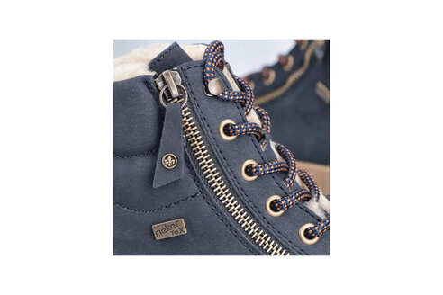 Dámska členková obuv Rieker Y6104-14 modrá