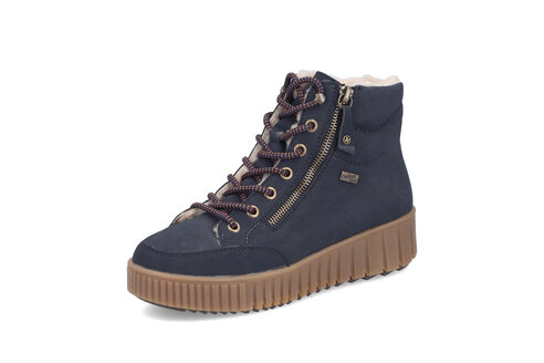 Dámska členková obuv Rieker Y6104-14 modrá