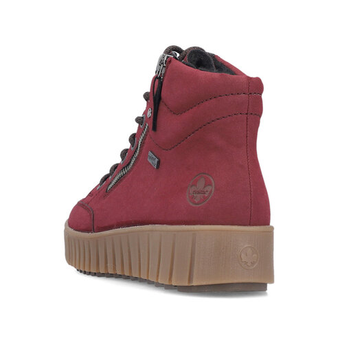 Dámska členková obuv Rieker Y6104-35 bordová