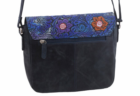 Dámska kabelka crossbody 450112 modrá