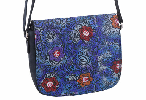 Dámska kabelka crossbody 450112 modrá