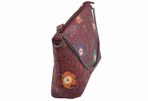 Dámska kabelka crossbody 450113 červená