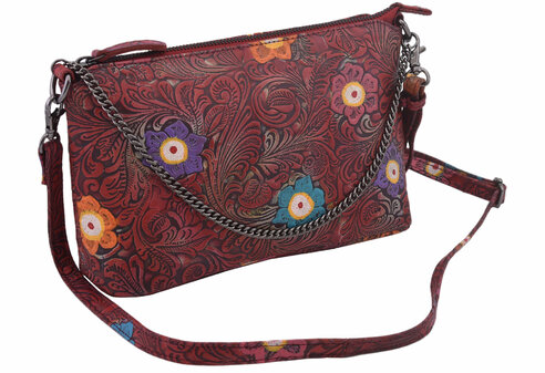 Dámska kabelka crossbody 450113 červená