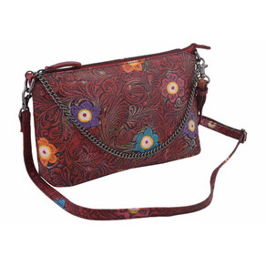 Dámska kabelka crossbody 450113 červená