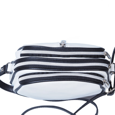 Dámska kabelka crossbody biela