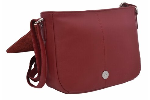 Dámska kabelka crossbody červená