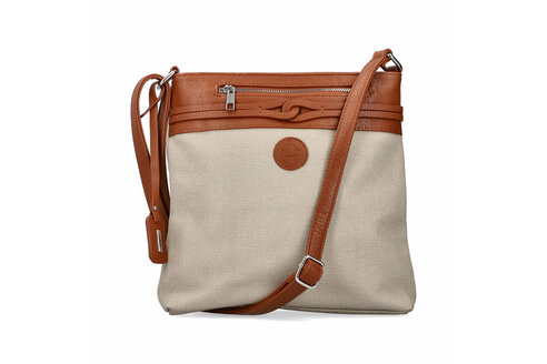 Dámska kabelka crossbody Rieker H1519-62 biela káva