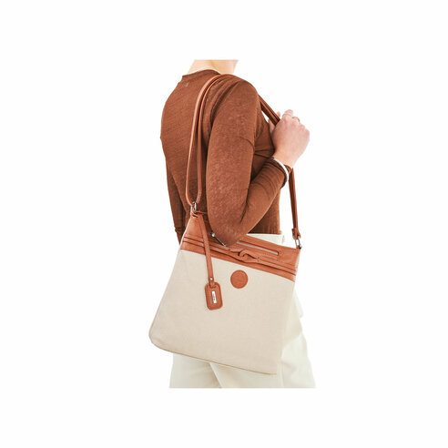 Dámska kabelka crossbody Rieker H1519-62 biela káva